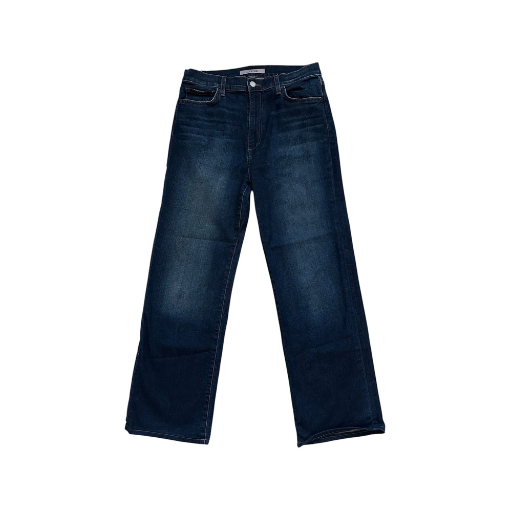 Joe's Jeans Madonna Wide Leg Jeans Dark Wash High‎ Rise Stretch Denim Size 30